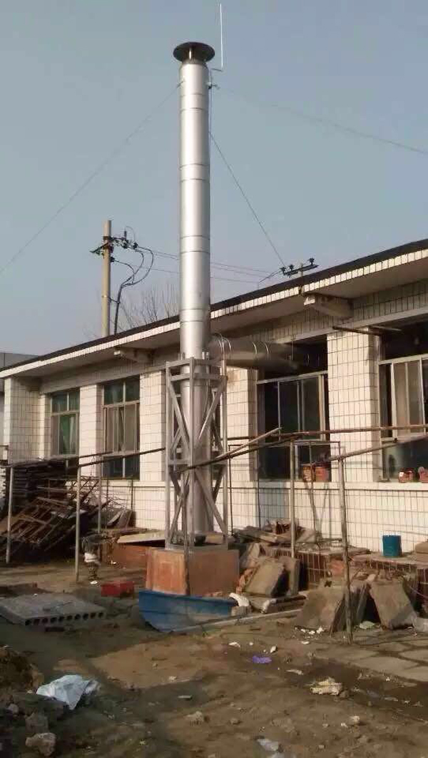順義紅藍(lán)服裝廠不銹鋼煙囪安裝