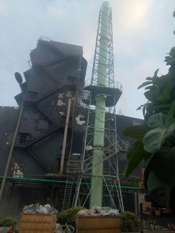 攀鋼海綿鈦廢氣處理項(xiàng)目（口徑DN1500mm,高度40m)